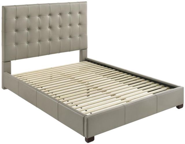 Coaster® Medley Tan Queen Platform Panel Bed-1
