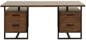 Mazin Furniture Sedley Walnut Writing Desk-0