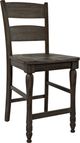 Jofran Inc. Madison County Barnwood Ladderback Counter Stool-0