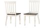 Steve Silver Co.® Joanna Ivory/Mocha Two Tone Side Chair-1