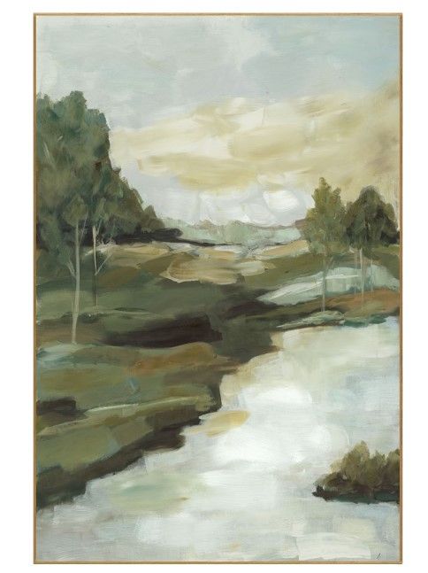 Classic Home Forest Park Painting Art-0