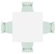 Powell® Maui 5-Piece Mint/White Counter Dining Set-4