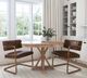 Classic Home Fonda Gold/Truffle Brown Dining Chair-1