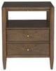 Fairfield® Maxwell Caramel 2-Drawer Petite Nightstand-1