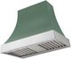 AGA Cascade 36" Mineral Green Wall Mounted Range Hood with Polished Chrome Trim-0
