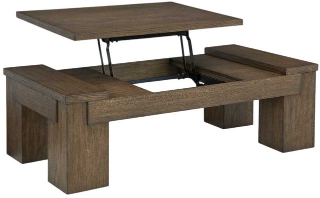 Signature Design by Ashley® Rosswain Warm Brown Lift-Top Coffee Table-3
