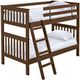Crate Designs™ Furniture Brindle Twin XL/Twin XL Tall Mission Bunk Bed-0