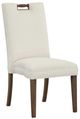 Fairfield® Customizable Entree Dining Pull Tall Back Armless Stack Chair with Tobacco Legs-0