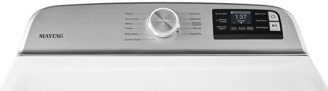 Maytag® 7.4 Cu. Ft. White Front Load Gas Dryer-5
