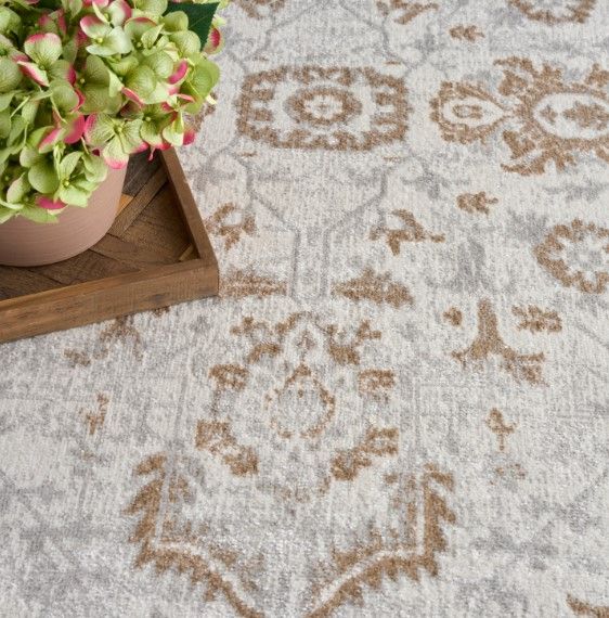 Nourison Home™ Astra Machine Washable Gray 5'x7' Area Rug-2