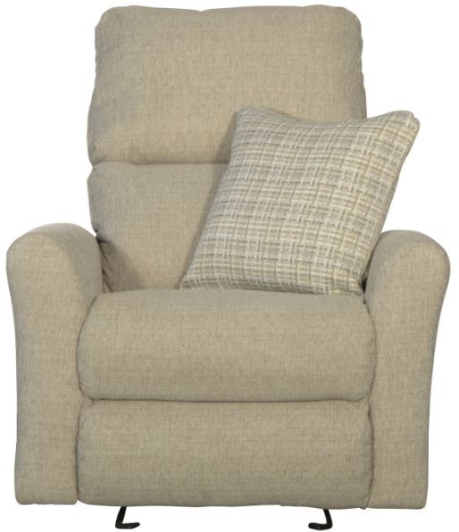 Catnapper® McPherson Buff/Winter Power Lay Flat Recliner-1