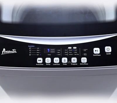 Avanti® 1.7 Cu. Ft. White Impeller Top Load Portable Washer-8