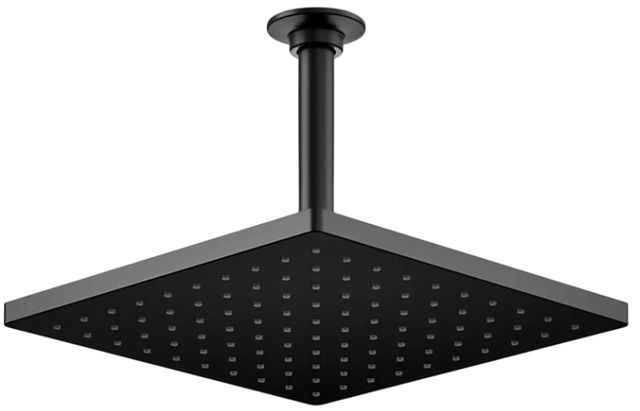 KOHLER® Honesty® Matte Black 2.5 GPM 10" Single-Function Rainhead-0
