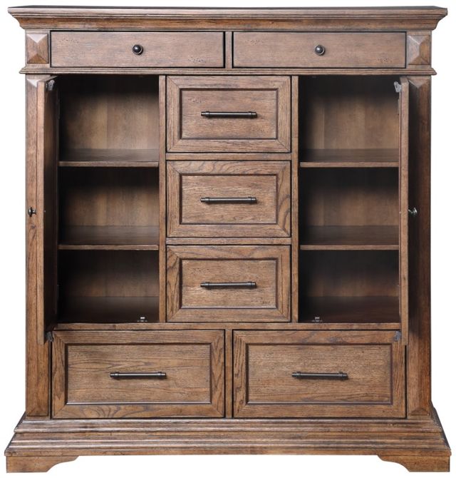 New Classic® Home Furnishings Mar Vista Walnut Door Chest-3