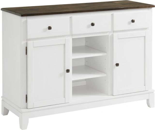 Intercon Kona Gray/White Sideboard-0