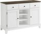 Intercon Kona Gray/White Sideboard-0