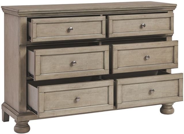 Signature Design by Ashley® Lettner Light Gray 6-Drawers Dresser-1