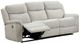 Furniture of America® Sandbach Light Gray Manual Reclining Glider Sofa-0