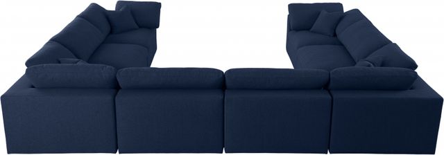 Meridian Furniture Serene 8-Piece Navy Modular Sectional-1