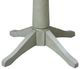 John Thomas Furniture® Dining Essentials Hickory 30" Round Dining Table with Stone Transitional Pedestal Base-2