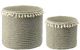 A & B Home 2-Piece Sage Green Planter-0