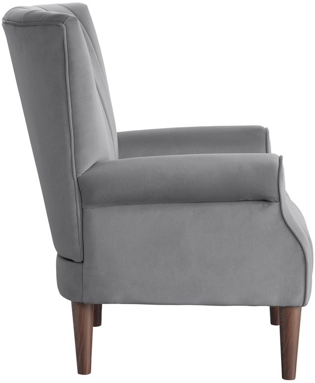 Mazin Furniture Urielle Dark Gray Upholstered Accent Chair-2