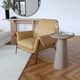Hooker® Furniture CC Ambroise Brown Metal Frame Club Chair-3