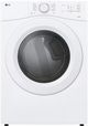 LG 7.4 Cu. Ft. White Front Load Electric Dryer with AI Sensor Dry®-0