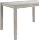 New Classic® Home Furnishings Pascal Driftwood Gray Counter Dining Table-4