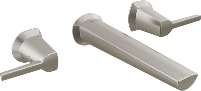 Delta Galeon® Lumicoat® Stainless 2-Handle Wall Mount Bathroom Faucet-0