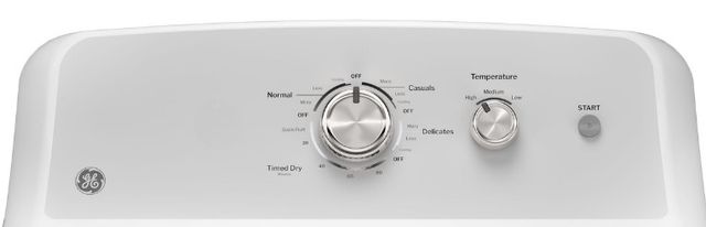GE® 7.2 Cu. Ft. White Gas Dryer-4