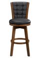 Mazin Furniture Medford Black Swivel Pub Height Chair-3