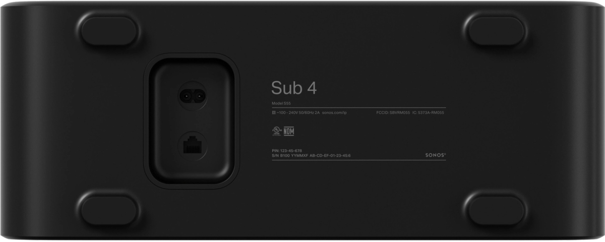 Sonos Sub 4 ブラック Sub 4 - The Next Gen Wireless Subwoofer - Sonos