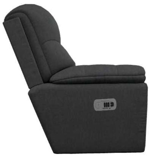 La-Z-Boy® Morrison Indigo Power Rocking Recliner with Headrest-3