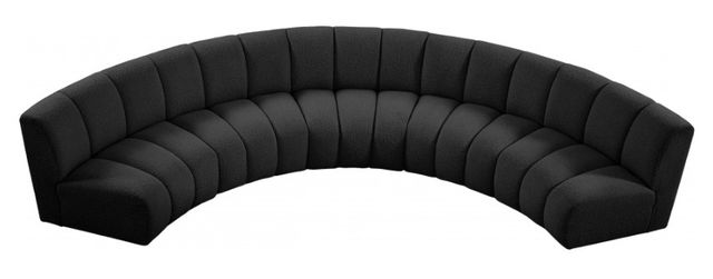 Meridian Furniture Infinity 5-Piece Black Modular Sectional Set-1