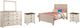 Signature Design by Ashley® Willowton 5-Piece Whitewash Full Youth Panel Bed Set-0