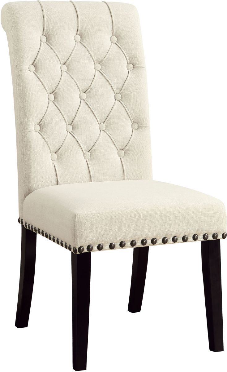 Coaster® Alana 2-Piece Cream Upholstered Dining Chairs