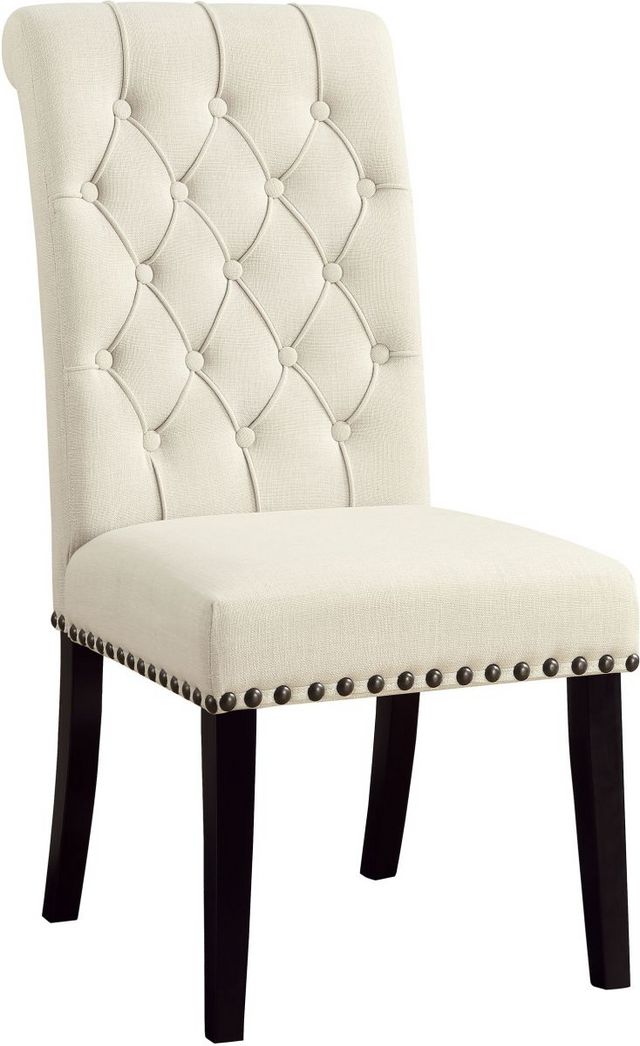 Coaster® Alana 2-Piece Cream Upholstered Dining Chairs-0