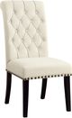 Coaster® Alana 2-Piece Cream Upholstered Dining Chairs-0