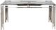 Mazin Furniture Porfirio Glass Top Dining Table with Silver Legs-1
