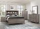 Homelegance® Woodrow Gray Queen Platform Bookcase Bed-1