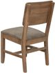 International Furniture Direct Natural Parota Brown Dining Side Chair-2