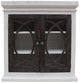 Cottage Creek Furniture Bahari Distressed White/Slate Console with Wooden Knobs-1