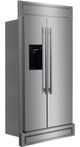 FORNO® 36" 20 Cu. Ft. Fingerprint Resistant Stainless Steel Built-In Side-by-Side Refrigerator -2