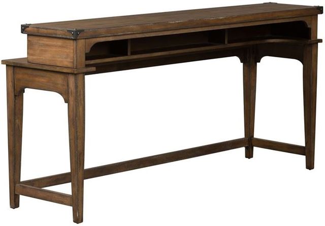 Liberty Furniture Aspen Skies Weathered Brown Sofa Table-0