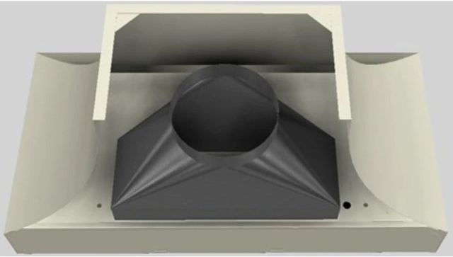 Vent-A-Hood® Designer Series 48" Biscuit Wall Mounted Range Hood-2