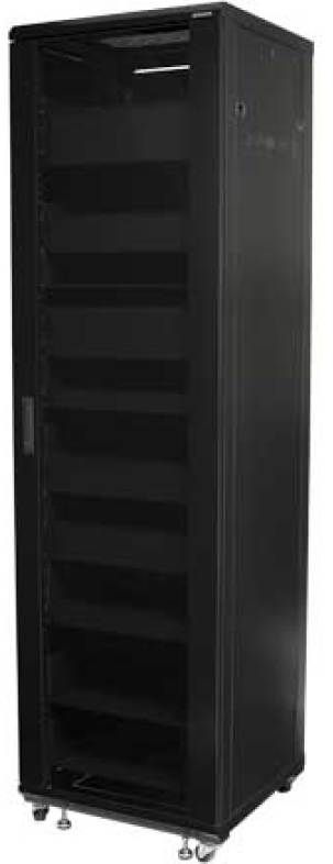 Sanus® Component Series Black 44U Component Rack-2