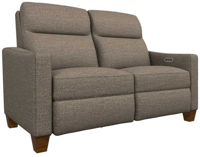 La-Z-Boy® Quinault Brownstone Power Reclining Loveseat with Headrest-0