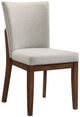 Crown Mark Salerno Beige/Brown Upholstered Dining Side Chair-0