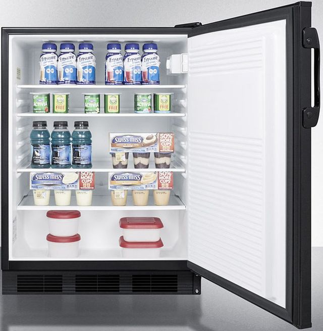 Accucold® by Summit® 24" 5.5 Cu. Ft. Black Compact Refrigerator-3